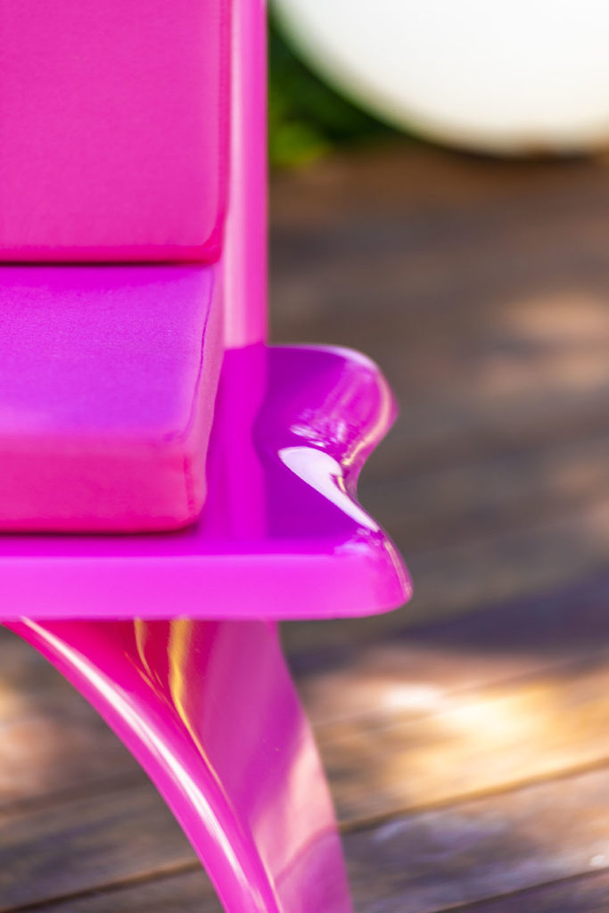 detail assise fauteuil salon de jardin design